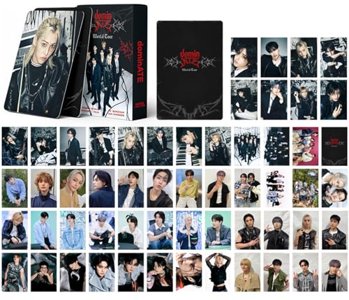 Stray Kids Lomo Karten 54Pcs,Kpop Stray Kids Photocard,Lomo Cards,Stray Kids Dominate Neue Album Card Stray Kids Karten Kpop StrayKids Fotokarten von ZPPLD