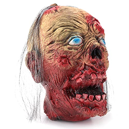 ZPSHYD Zombie-Maske, Halloween-Maske, gruselige Zombie-Maske für Halloween-Dekoration, wiederverwendbare Terror-Party-Requisite, breite Anwendbarkeit, angenehmes Tragen, von ZPSHYD