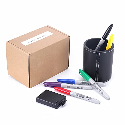 ZQION Farbstift-Vorhersage, Leder-Stifthalter, Nahaufnahme, Zaubertrick, Mentalismus, Magische Spielereien, Bühnenrequisiten ZQION Farbstift-Vorhersage, Leder-Stifthalter, Nahaufnahme, Zaubertrick, Mentalismus, Magische Spielereien, Bühnenrequisiten von ZQION