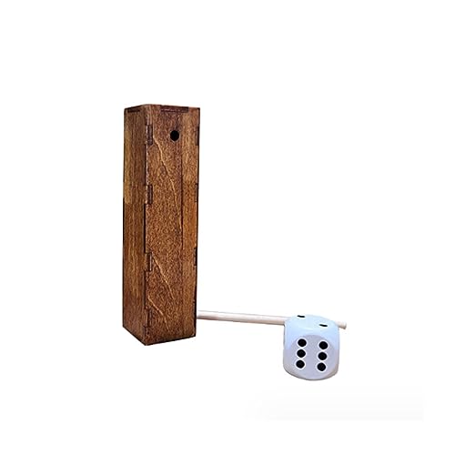 ZQION Houdini Würfel Holz Zaubertricks Gimmick Prop Magier Nahaufnahme Illusionen Metalismus Klassische Spielzeug Würfel Anzahl Vorhersage Magia von ZQION