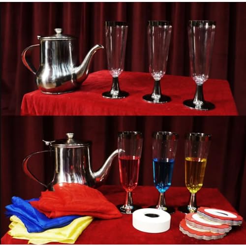 ZQION Magic Pot Conjures anything Appear Drink Silk Candy Stage Magic Illusion Mentalism Gimmick Prop Professional von ZQION