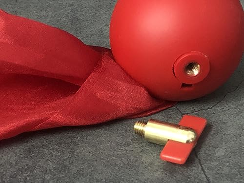 ZQION Perfect Automatic Silk to Ball 4.0 (Kunststoff) Bühne Zaubertricks Illusionen Gimmick Nahaufnahme Magie Requisiten Professionelle Magier (rote Farbe) von ZQION