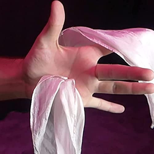 ZQION The Silk Magic Tricks Silk Pass The Hand Magic for Magicians Close up lllusions Gimmicks Mentalism Props (Medium) (Large) von ZQION