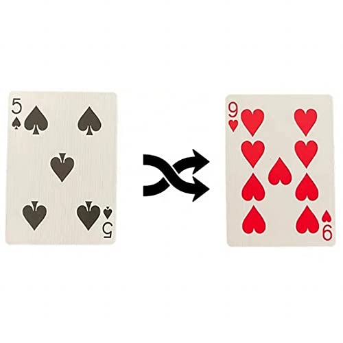 ZQION Ultimate Moving Point 5 to 9 Hearts Magic Tricks Moving Pips Pokerkarte Close Up Karte Magic Cards Gimmick Lustige Requisiten ZQION Ultimate Moving Point 5 to 9 Hearts Magic Tricks Moving Pips Pokerkarte Close Up Karte Magic Cards Gimmick Lustige Requisiten von ZQION
