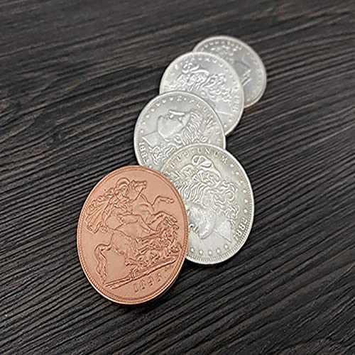 ZQION WILD COINS by Bean's Magic Stage Close Up Magic Tricks Illusion Super Visual Coin Props Coin Gimmicks ZQION WILD COINS by Bean's Magic Stage Close Up Magic Tricks Illusion Super Visual Coin Props Coin Gimmicks von ZQION