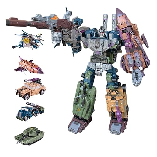 ZQLXHAN Bruticus, Transformer Roboter, 5-in-1-Actionfigur, 11 Spielformen, 18,5 Zoll, KO-Version von ZQLXHAN