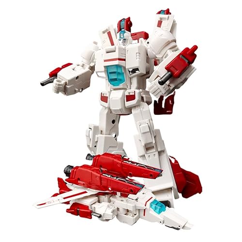 ZQLXHAN Jetfire, Transformer-Roboter, Skyfire, Actionfigur TNT01, Roboter- Und Flugzeugmodelle, KO-Version(Red and White) von ZQLXHAN