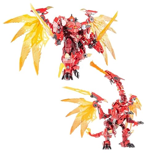 ZQLXHAN Red Dragon Megatron，Transformer-Roboter, Actionfigur 8871, Roboter- Und Dinosauriermodelle, KO-Version von ZQLXHAN