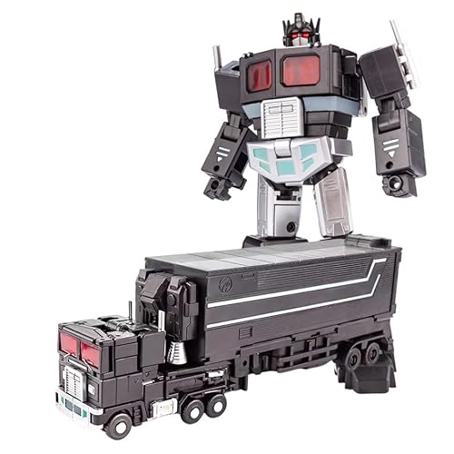 ZQLXHAN Transformer-Roboter, Actionfigur, Roboter- Und Automodelle, Mit LKW-Ladefläche, KO-Version(Black) von ZQLXHAN