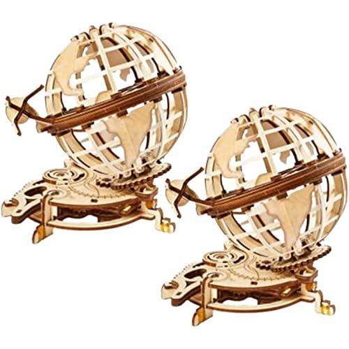 ZQNDFAC Spielzeuge 3D Puzzles Globe Modell Holzpuzzle Mechanische Konstruktion für Jugendliche und Kinder Modellbausätze für Erwachsene Hobbys Spielzeug Neu von ZQNDFAC