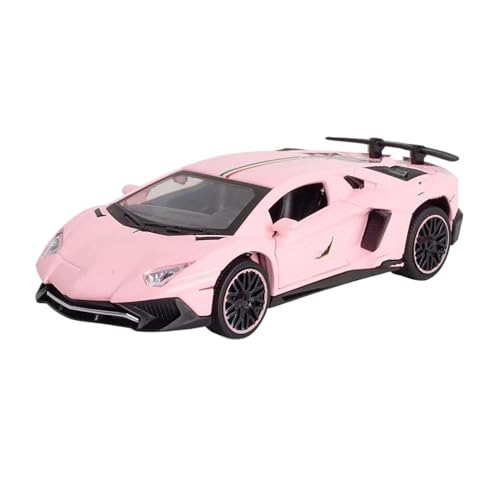 ZQQZEZ Pull-Back-Modell Für LP780 SVJ Alloy Diecasts Automodell 1:32 Anteil(Boxed Pink) von ZQQZEZ