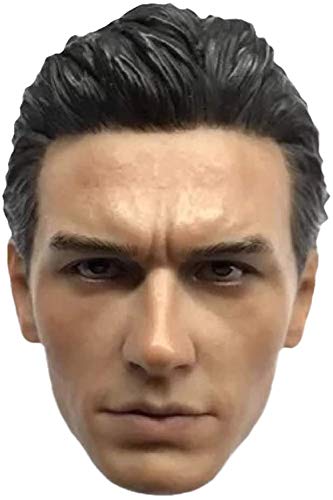 ZSMD 1/6 Scale Male Figure Head Sculpt, Handsome Men Tough Guy, Doll Head for 12" Action Figure Phicen, TBLeague (DH01 Head Sculpt) von ZSMD