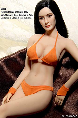 ZSMD Female Seamless Body and Head Set PLLB2014-S07 1/6 Scale Action Figures Dolls Full Silicone Super Flexible von ZSMD