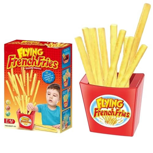 ZUNIPLEX Flying French Fries - Pommes Spielzeug,Pommes Eltern-Kind-Spielzeug -Lustiges Brettspiel -aufprallendes Chipspielspielzeug,House Party Brettspiel Spielzeug von ZUNIPLEX