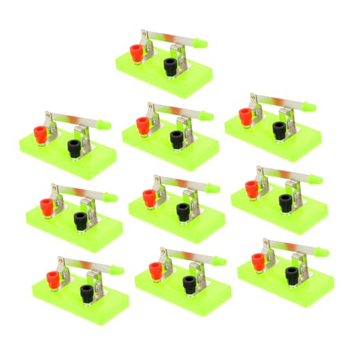 ZUNOXAZ 10 Stück Teiliges Single Throw Kippschalter Elektrisches Laborgerät für Elektronische Experimente Leichtes DIY Zubehör für Unterricht und Wissenschaftsprojekte Fördert Praktische ZUNOXAZ 10 Stück Teiliges Single Throw Kippschalter Elektrisches Laborgerät für Elektronische Experimente Leichtes DIY Zubehör für Unterricht und Wissenschaftsprojekte Fördert Praktische von ZUNOXAZ