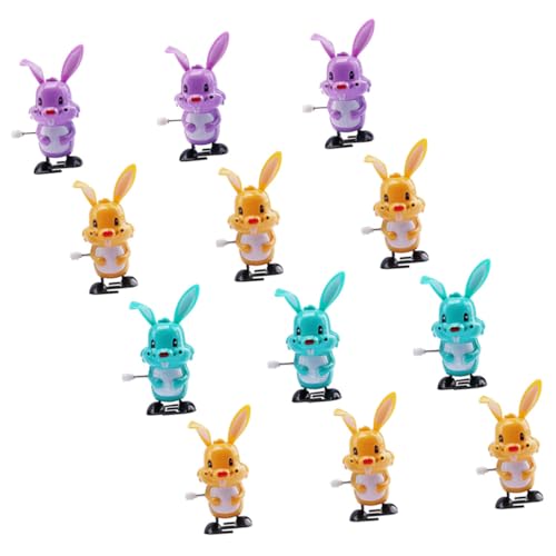 ZUNOXAZ 12 Stück Teiliges Aufziehspielzeug Bunte Aufziehtiere Kaninchen Batteriefreies Tragbares Ostergeschenk für Langlebiges Kunststoffspielzeug Fördert Kreativität und Fantasievolles ZUNOXAZ 12 Stück Teiliges Aufziehspielzeug Bunte Aufziehtiere Kaninchen Batteriefreies Tragbares Ostergeschenk für Langlebiges Kunststoffspielzeug Fördert Kreativität und Fantasievolles von ZUNOXAZ
