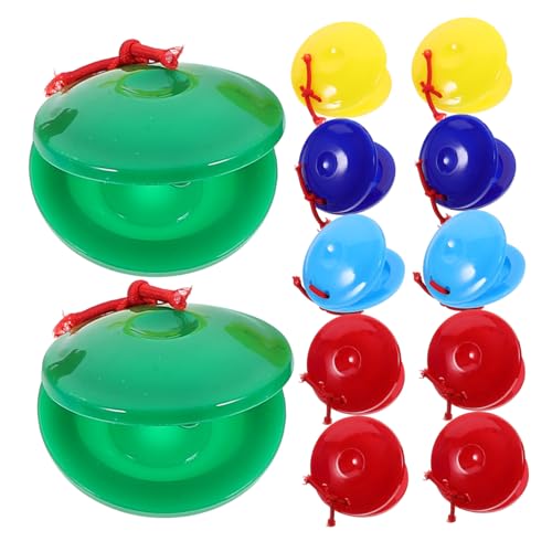 ZUNOXAZ 12 Stück Teiliges Orff Percussion Schlaginstrument für Bunte Sichere Castanets Musikalisches Lernspielzeug zur Rhythmusförderung und Frühkindlichen Musikalität ZUNOXAZ 12 Stück Teiliges Orff Percussion Schlaginstrument für Bunte Sichere Castanets Musikalisches Lernspielzeug zur Rhythmusförderung und Frühkindlichen Musikalität von ZUNOXAZ