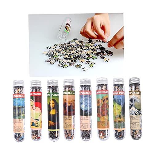 ZUNOXAZ 150 Stück Teiliges Mini Puzzle aus Papier mit Berühmtem Gemälde Kreatives Jigsaw für Erwachsene Präzise Geschnitten Edukatives Legespiel zur Stressreduktion in Kleiner ZUNOXAZ 150 Stück Teiliges Mini Puzzle aus Papier mit Berühmtem Gemälde Kreatives Jigsaw für Erwachsene Präzise Geschnitten Edukatives Legespiel zur Stressreduktion in Kleiner von ZUNOXAZ