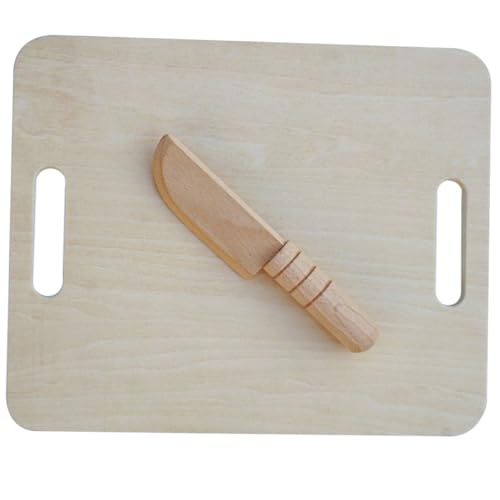 ZUNOXAZ 1satz Holz Schneidebrett Und Spielzeugmesser Für Junge Mädchen Malset Lernspielzeug Für Kreative Küchenspiele Für Kleine Köche Und Rollenspiele ZUNOXAZ 1satz Holz Schneidebrett Und Spielzeugmesser Für Junge Mädchen Malset Lernspielzeug Für Kreative Küchenspiele Für Kleine Köche Und Rollenspiele von ZUNOXAZ