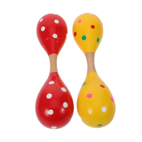 ZUNOXAZ 2 Stück Holz-Maracas Doppelköpfig Handliche Percussion-rasseln für Erwachsene Musikalisches Lernspielzeug zur Rhythmusförderung und Feinmotorik-entwicklung Tragbar und Robust ZUNOXAZ 2 Stück Holz-Maracas Doppelköpfig Handliche Percussion-rasseln für Erwachsene Musikalisches Lernspielzeug zur Rhythmusförderung und Feinmotorik-entwicklung Tragbar und Robust von ZUNOXAZ