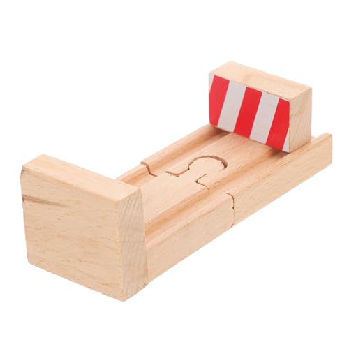 ZUNOXAZ 2 Stück Holzeisenbahn Stoppschienen Teiliges aus Hochwertigem Holz Robust und Sicher Kompatibel mit Gängigen Modelleisenbahnen für Ausbau Ihrer Eisenbahnstrecke und Spielerisches ZUNOXAZ 2 Stück Holzeisenbahn Stoppschienen Teiliges aus Hochwertigem Holz Robust und Sicher Kompatibel mit Gängigen Modelleisenbahnen für Ausbau Ihrer Eisenbahnstrecke und Spielerisches von ZUNOXAZ