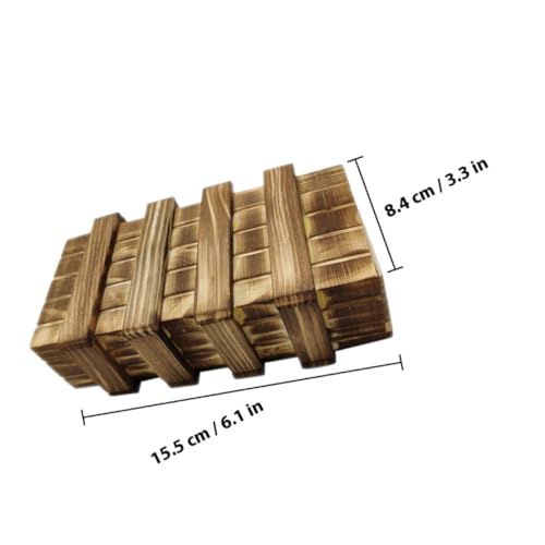 ZUNOXAZ 2 Stück Teiliges Holz Puzzle Box mit Geheimfach Pädagogisches Denkspielzeug für Verschiedene Öffnungsarten Großes und Kleines Rätselspiel Problemlösungskompetenz und Eltern Junge ZUNOXAZ 2 Stück Teiliges Holz Puzzle Box mit Geheimfach Pädagogisches Denkspielzeug für Verschiedene Öffnungsarten Großes und Kleines Rätselspiel Problemlösungskompetenz und Eltern Junge von ZUNOXAZ