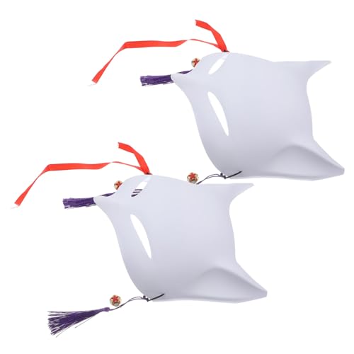 ZUNOXAZ 2 Stück Weiße PVC Fuchs Masken zum Bemalen Leere DIY Masquerade Masken für Erwachsene Cosplay Party Karneval Festival und Halloween Kreative Bastelmasken Vielseitige ZUNOXAZ 2 Stück Weiße PVC Fuchs Masken zum Bemalen Leere DIY Masquerade Masken für Erwachsene Cosplay Party Karneval Festival und Halloween Kreative Bastelmasken Vielseitige von ZUNOXAZ