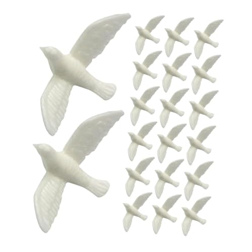 ZUNOXAZ 20 Stück Tauben Figuren Dekorative Pigeon Modelle für Puppenhaus Landschaften Realistische Deko für Kinderzimmer und Feengarten für Kreative ZUNOXAZ 20 Stück Tauben Figuren Dekorative Pigeon Modelle für Puppenhaus Landschaften Realistische Deko für Kinderzimmer und Feengarten für Kreative von ZUNOXAZ