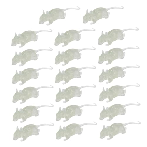 ZUNOXAZ 20 Stück Teiliges Leuchtende Mäuse Deko Halloween Streichspielzeug Gruselige Realistische Nachtlicht Figur für Party Spukhaus Tragbar und Lustig Festival Accessoires ZUNOXAZ 20 Stück Teiliges Leuchtende Mäuse Deko Halloween Streichspielzeug Gruselige Realistische Nachtlicht Figur für Party Spukhaus Tragbar und Lustig Festival Accessoires von ZUNOXAZ