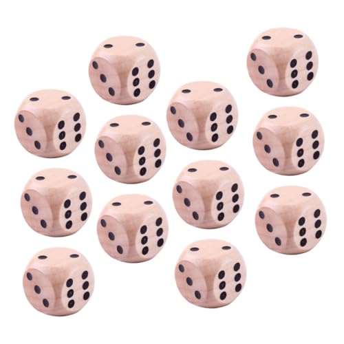 ZUNOXAZ 24 Stück Teiliges Holz Würfelspiel Würfelset Seitige Naturfarbene Holzwürfel Leicht und Tragbar für Brettspiele Familienfeiern und Partyspiele ZUNOXAZ 24 Stück Teiliges Holz Würfelspiel Würfelset Seitige Naturfarbene Holzwürfel Leicht und Tragbar für Brettspiele Familienfeiern und Partyspiele von ZUNOXAZ