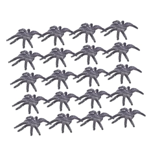 ZUNOXAZ 25 Stück Teiliges Halloween Deko Haarige Spinnen aus Flockiertem Kunststoff Realistische Graue Kunsttiere für Gruselige Party Haunted-House-Dekoration Leicht Platzierbar für Indoor ZUNOXAZ 25 Stück Teiliges Halloween Deko Haarige Spinnen aus Flockiertem Kunststoff Realistische Graue Kunsttiere für Gruselige Party Haunted-House-Dekoration Leicht Platzierbar für Indoor von ZUNOXAZ