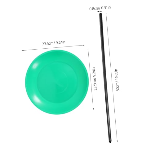 ZUNOXAZ 3 Satz Jonglierteller mit Stab Robuste Kunststoff-zirkusteller für Balancetricks Professionelle Jonglier-Requisiten für Straßen Bühnenauftritte für Geschicklichkeit und Showeffekte ZUNOXAZ 3 Satz Jonglierteller mit Stab Robuste Kunststoff-zirkusteller für Balancetricks Professionelle Jonglier-Requisiten für Straßen Bühnenauftritte für Geschicklichkeit und Showeffekte von ZUNOXAZ