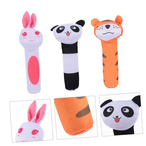 ZUNOXAZ 3 Stück Teiliges Greifspielzeug mit Langen Griffen Leichte Plüsch rasseln in Tierform für Neugeborene und Kleinkinder Fördert Greif Entwicklungsfähigkeiten ZUNOXAZ 3 Stück Teiliges Greifspielzeug mit Langen Griffen Leichte Plüsch rasseln in Tierform für Neugeborene und Kleinkinder Fördert Greif Entwicklungsfähigkeiten von ZUNOXAZ