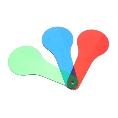 ZUNOXAZ 3 Stücke Teiliges Farbfilter Paddles für Vorschulkinder Sicher Gestaltete Lernspielzeuge für Frühe Bildung Vielseitig Einsetzbar für Farbmischspiele und Optische Experimente im ZUNOXAZ 3 Stücke Teiliges Farbfilter Paddles für Vorschulkinder Sicher Gestaltete Lernspielzeuge für Frühe Bildung Vielseitig Einsetzbar für Farbmischspiele und Optische Experimente im von ZUNOXAZ