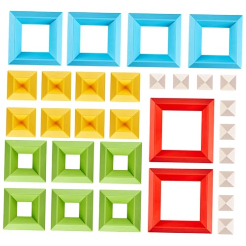 ZUNOXAZ 30 Stück Teiliges Bausteine Bunte Stapelwürfel für Kleinkinder Lernförderndes Sensorisches Fördert Form Farberkennung Pädagogisches Geschenk für Jungen und Mädchen ZUNOXAZ 30 Stück Teiliges Bausteine Bunte Stapelwürfel für Kleinkinder Lernförderndes Sensorisches Fördert Form Farberkennung Pädagogisches Geschenk für Jungen und Mädchen von ZUNOXAZ