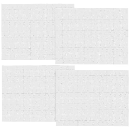 ZUNOXAZ 4 Blätter Blanko Puzzle DIY Bastelset zum Bemalen und Gestalten Leere Puzzleteile für Zeichnen Malen Kreative Freizeitbeschäftigung und Lernförderung ZUNOXAZ 4 Blätter Blanko Puzzle DIY Bastelset zum Bemalen und Gestalten Leere Puzzleteile für Zeichnen Malen Kreative Freizeitbeschäftigung und Lernförderung von ZUNOXAZ