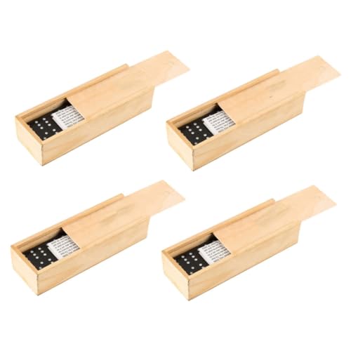 ZUNOXAZ 4 Sätze Teiliges Domino spielset aus Holz für Erwachsene Interaktive Lernspielsteine für Familienspiele und Pädagogischen Spielspaß Ab Jahren ZUNOXAZ 4 Sätze Teiliges Domino spielset aus Holz für Erwachsene Interaktive Lernspielsteine für Familienspiele und Pädagogischen Spielspaß Ab Jahren von ZUNOXAZ