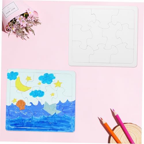 ZUNOXAZ 4 Stück DIY Blanko Puzzle Quadratisch aus Papier Wiederverwendbar zum Bemalen und Selbstgestalten Kreatives für Malen Zeichnen Bastelprojekte und Individuelle Gestaltung ZUNOXAZ 4 Stück DIY Blanko Puzzle Quadratisch aus Papier Wiederverwendbar zum Bemalen und Selbstgestalten Kreatives für Malen Zeichnen Bastelprojekte und Individuelle Gestaltung von ZUNOXAZ