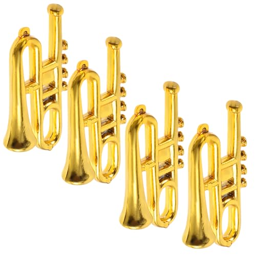 ZUNOXAZ 4 Stück Mini-Musikinstrument-Ornamente Mini-Musikinstrumentenmodelle Puppenhausdekoration Puppenhaus-Miniatur-Musikinstrument Miniaturspielzeug winziges Instrument Plastik Golden ZUNOXAZ 4 Stück Mini-Musikinstrument-Ornamente Mini-Musikinstrumentenmodelle Puppenhausdekoration Puppenhaus-Miniatur-Musikinstrument Miniaturspielzeug winziges Instrument Plastik Golden von ZUNOXAZ