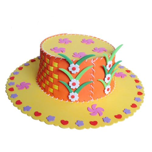 ZUNOXAZ 4 Stück Teiliges DIY EVA Sonnenhut Bastelset für Cartoon Motive Sicherer Kindergarten Lernspielzeug Einfache Näharbeit Kreative Sommerkappen für Jungen und Mädchen ZUNOXAZ 4 Stück Teiliges DIY EVA Sonnenhut Bastelset für Cartoon Motive Sicherer Kindergarten Lernspielzeug Einfache Näharbeit Kreative Sommerkappen für Jungen und Mädchen von ZUNOXAZ