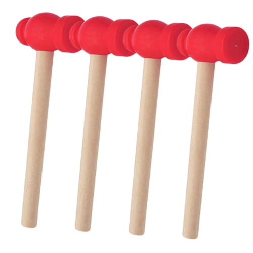 ZUNOXAZ 4 Stück Teiliges Holzhammer aus Langlebigem Material Pädagogisch Motorik Geeignet für Kreatives Rollenspiel und Eltern Junge Mädchen interaktion ZUNOXAZ 4 Stück Teiliges Holzhammer aus Langlebigem Material Pädagogisch Motorik Geeignet für Kreatives Rollenspiel und Eltern Junge Mädchen interaktion von ZUNOXAZ