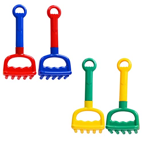 ZUNOXAZ 4 Stück Teiliges Set Strandspielzeug für Bunte Sandspielzeuge Blau Rot Gelb Grün Robuste Plastikharke und Schaufel für Beach und Sandkastenabenteuer ZUNOXAZ 4 Stück Teiliges Set Strandspielzeug für Bunte Sandspielzeuge Blau Rot Gelb Grün Robuste Plastikharke und Schaufel für Beach und Sandkastenabenteuer von ZUNOXAZ