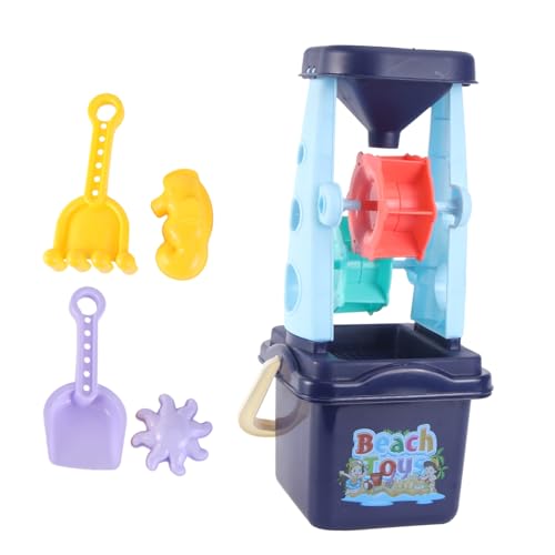 ZUNOXAZ 5 Stück Sandspielzeug mit Schaufel Sandtrolley und Sanduhr Gemischte Farben Fördert Kreativität und Soziale Interaktion ZUNOXAZ 5 Stück Sandspielzeug mit Schaufel Sandtrolley und Sanduhr Gemischte Farben Fördert Kreativität und Soziale Interaktion von ZUNOXAZ
