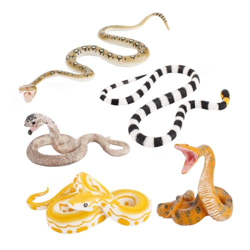 ZUNOXAZ 5 Stück Teiliges Farbenfrohe Realistische Schlangenmodelle aus Sicherem Material Lebensechte Simulation für Halloween Deko Lernspielzeug und Party Streich Requisiten ZUNOXAZ 5 Stück Teiliges Farbenfrohe Realistische Schlangenmodelle aus Sicherem Material Lebensechte Simulation für Halloween Deko Lernspielzeug und Party Streich Requisiten von ZUNOXAZ