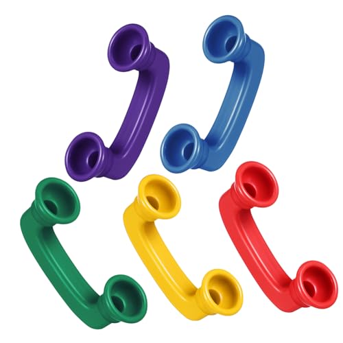 ZUNOXAZ 5 Stück Teiliges Flüstertelefon Spielzeugset Farbenfrohe Abs Hörer für Frühe Sprachentwicklung Leichtes Lernspielzeug zur Phonetik und Leseförderung Ergonomisch und Handlich für ZUNOXAZ 5 Stück Teiliges Flüstertelefon Spielzeugset Farbenfrohe Abs Hörer für Frühe Sprachentwicklung Leichtes Lernspielzeug zur Phonetik und Leseförderung Ergonomisch und Handlich für von ZUNOXAZ