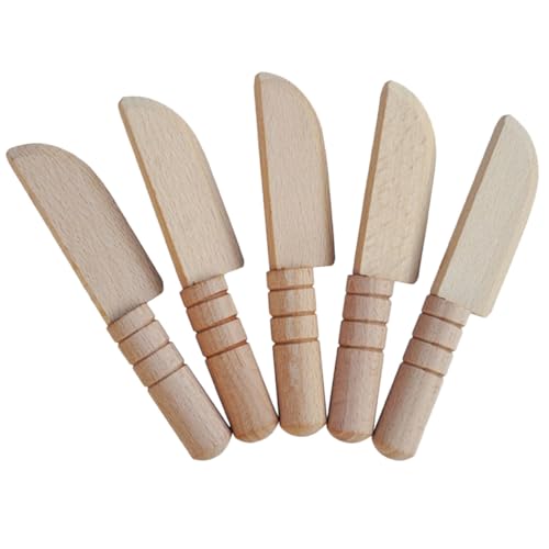 ZUNOXAZ 5 Stück Teiliges Holzspielzeug Messer Realistisches DIY Kochmesser für Pädagogisches Lernspielzeug für Puppenhaus Küchenzubehör Sicher Verarbeitet Glatte Oberfläche für Jungen und ZUNOXAZ 5 Stück Teiliges Holzspielzeug Messer Realistisches DIY Kochmesser für Pädagogisches Lernspielzeug für Puppenhaus Küchenzubehör Sicher Verarbeitet Glatte Oberfläche für Jungen und von ZUNOXAZ
