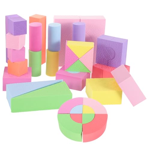 ZUNOXAZ 52 Stück Teiliges Eva Bausteine für Kleinkinder Jahre Bunte Geometrische Formen Stapelbar Lernspielzeug Motorik Farberkennung und Räumlichem Denken ZUNOXAZ 52 Stück Teiliges Eva Bausteine für Kleinkinder Jahre Bunte Geometrische Formen Stapelbar Lernspielzeug Motorik Farberkennung und Räumlichem Denken von ZUNOXAZ