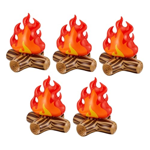 ZUNOXAZ 5stücke Miniatur-künstliches Feuer Aus Harz Kunstfeuerflamme Für Innen Und Außenbereich Feuer-dekoration Leicht Tragbar Und Schnell Aufblasbar Für Campingpartys Und Events ZUNOXAZ 5stücke Miniatur-künstliches Feuer Aus Harz Kunstfeuerflamme Für Innen Und Außenbereich Feuer-dekoration Leicht Tragbar Und Schnell Aufblasbar Für Campingpartys Und Events von ZUNOXAZ