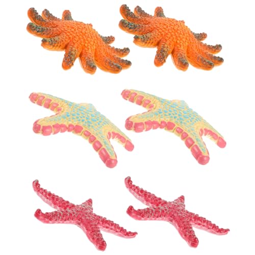 ZUNOXAZ 6 Stück Teiliges Realistische Meerestiere Figuren Kleine Seesterne als Dekorative Tauchtier Spielzeuge Leicht und Sicher für Pool Strandparty und Lernzwecke ZUNOXAZ 6 Stück Teiliges Realistische Meerestiere Figuren Kleine Seesterne als Dekorative Tauchtier Spielzeuge Leicht und Sicher für Pool Strandparty und Lernzwecke von ZUNOXAZ