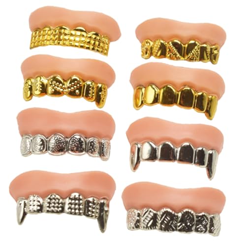 ZUNOXAZ 8 Stück Teiliges Halloween Fake Zähne Realistische Zombie Attrappen Vielseitige Kostüm Requisiten für Halloween Partys Fasching und Gruselige Verkleidungen ZUNOXAZ 8 Stück Teiliges Halloween Fake Zähne Realistische Zombie Attrappen Vielseitige Kostüm Requisiten für Halloween Partys Fasching und Gruselige Verkleidungen von ZUNOXAZ